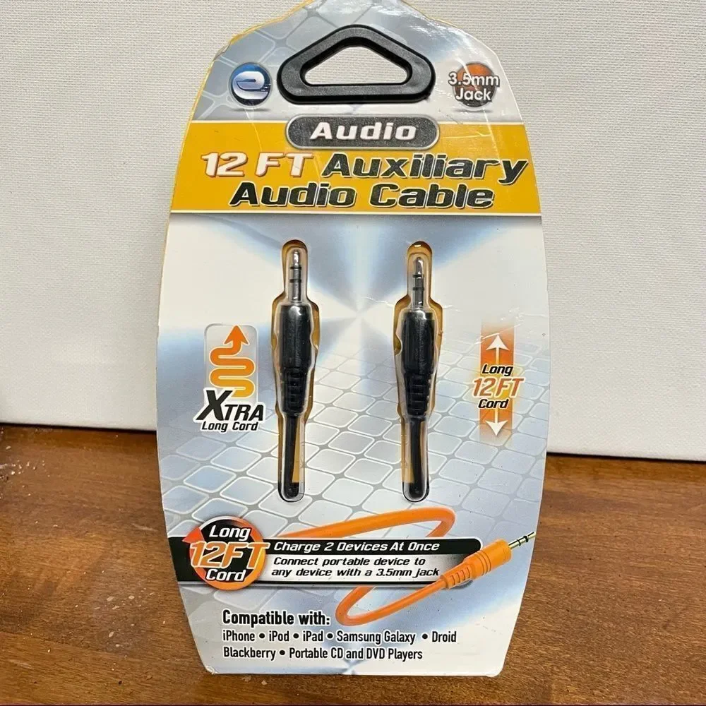 NIB Elite Charger 12' AUXILIARY CABLE